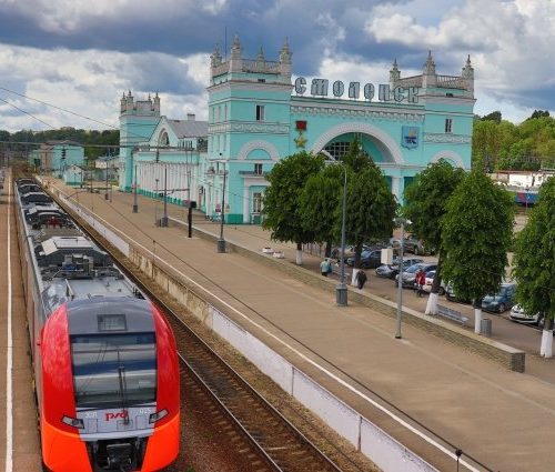 Схема прохода к пассажирским платформам и в здание вокзала Смоленск меняется с 9 сентября