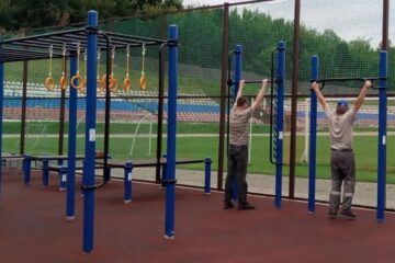В Рославле появилась современная площадка ГТО за 3,5 млн рублей