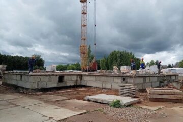 В Починке Смоленской области возводят современный детский сад на 150 мест