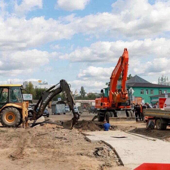 В Смоленске масштабно обновляют транспортный узел Заднепровья