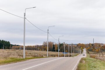 В Смоленской области построили более 46 км линий наружного освещения на региональных дорогах