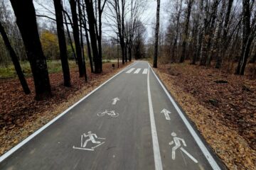 В Реадовском парке Смоленска открыли лыжероллерную трассу